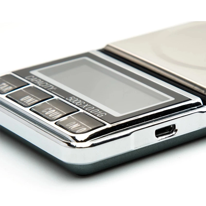 Мини зеленый Backling 0 01 г Карманные электронные кухонные весы для готовки с золотой