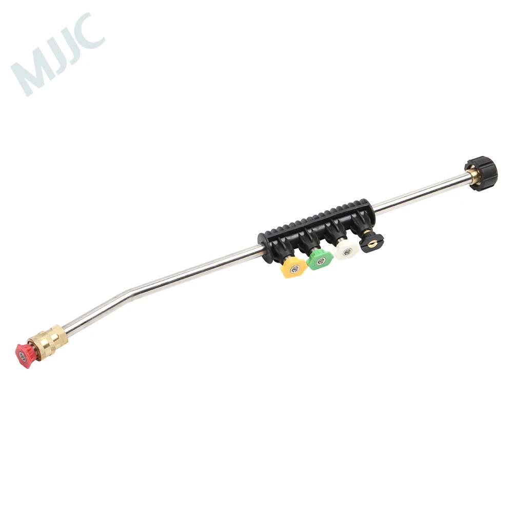 MJJC Brand Water Spray Lance Water Wand Nozzle for M22 thread connection to quick release connection - Цвет: Золотой