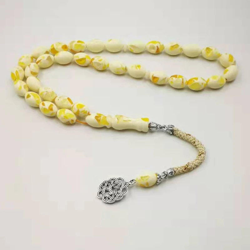 Man's tasbih 33 45 66 99 beads Resin bracelet Gift for muslim special Trabzon tassel islamic Misbaha | Украшения и аксессуары