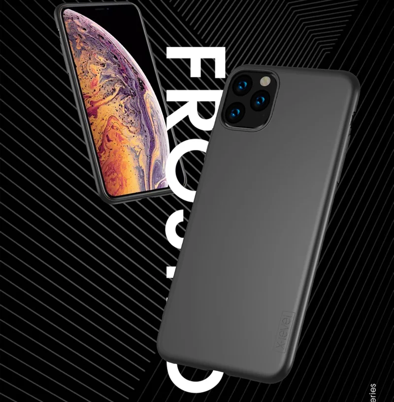 X-Level Мягкий силиконовый чехол для iPhone 11 Pro Max X Level Ультратонкий матовый ТПУ защитный чехол