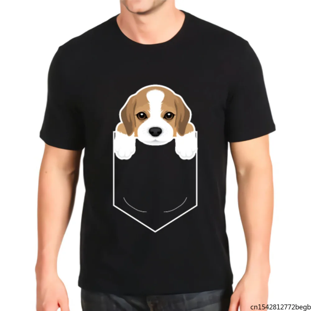

Beagle In My Pocket Cute Dog Men's T Shirt