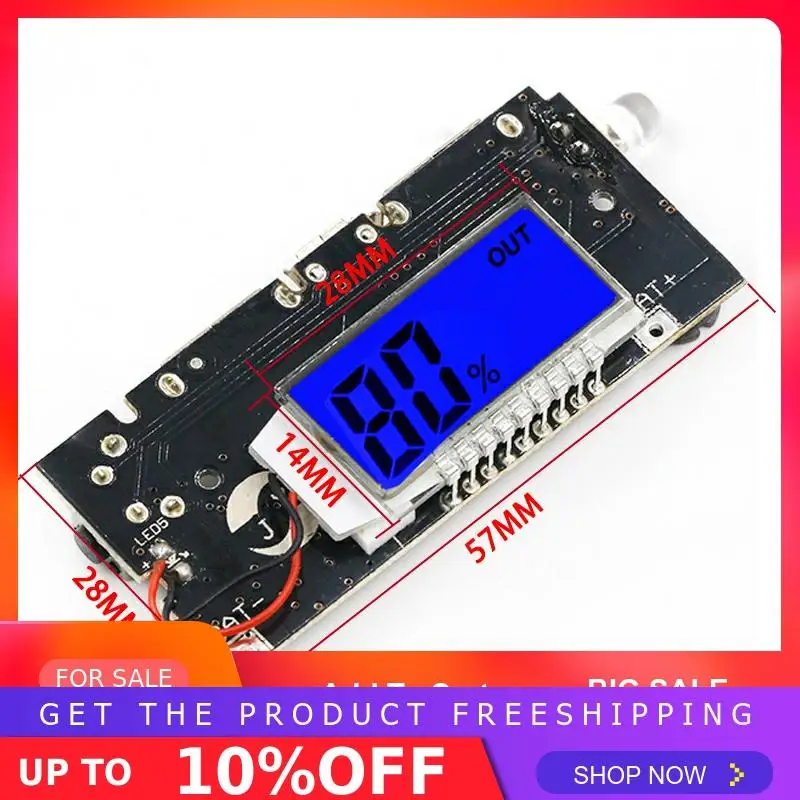 Автоматическая защита! Два порта USB 5V 1A 2.1A мобильный Мощность банка 18650 Литий Батарея Зарядное устройство цифровой доска ЖК-дисплей зарядный модуль