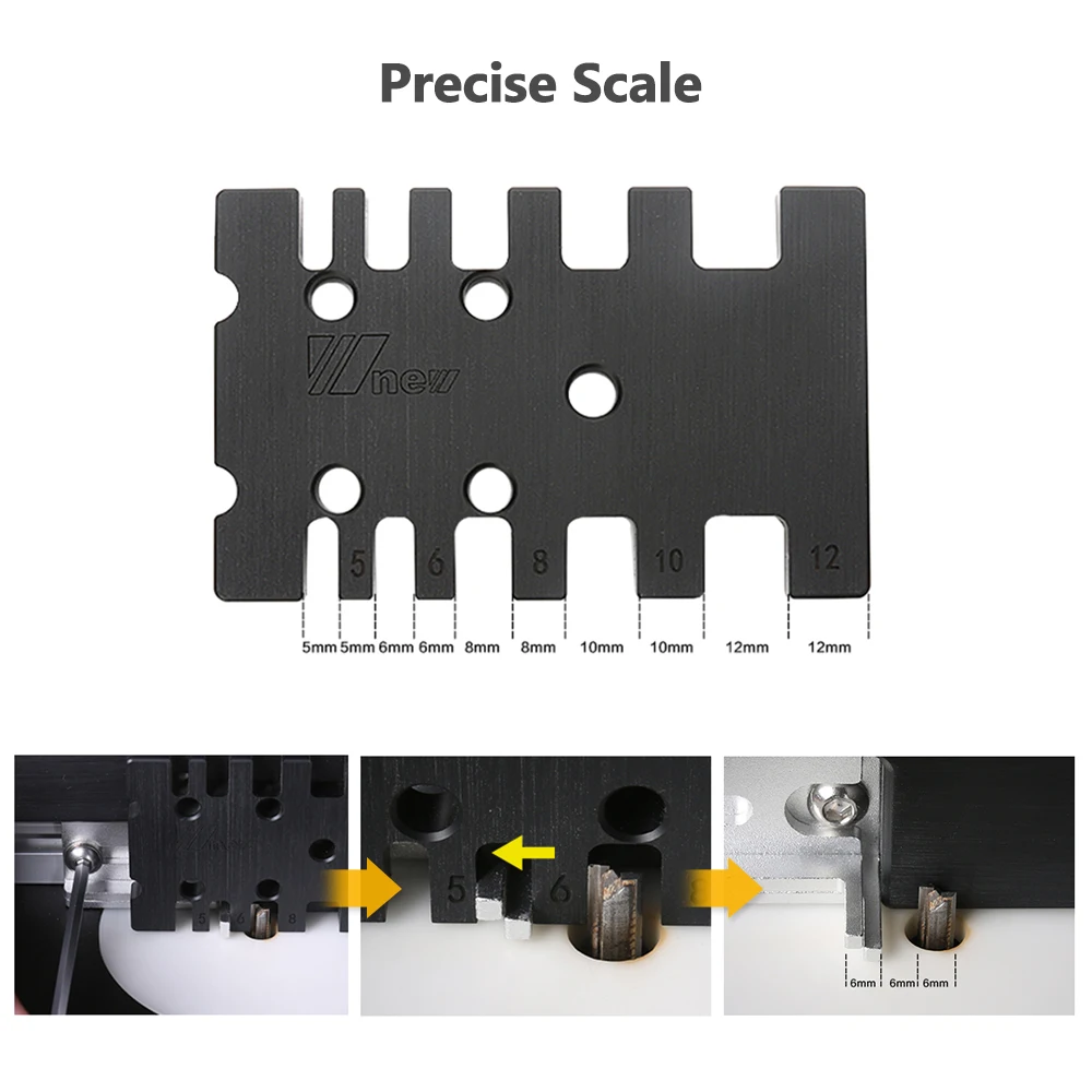 Теноновый штангенциркуль метрический и имперский шкала карты измерительный