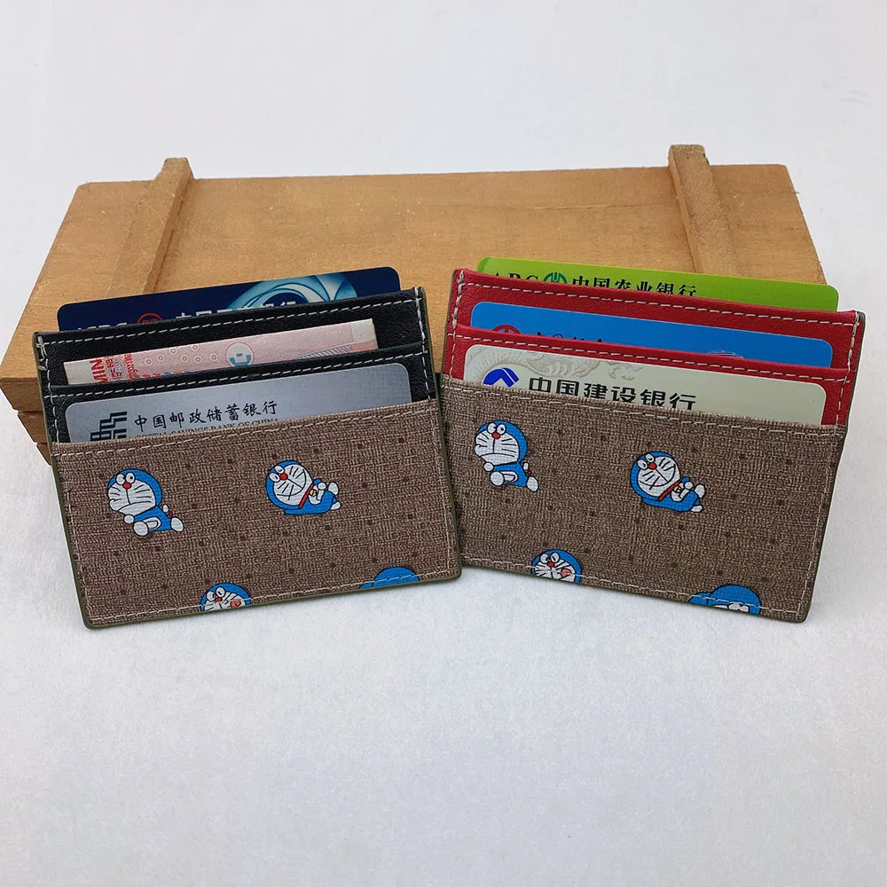 

Fashion Luxury Brand GG1 Cute Cartoon Doraemon Credit Card Business Card Storage Bag Parking Card Package