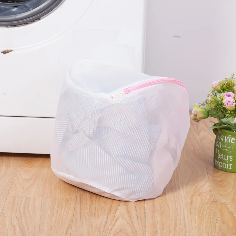 

5pcs Thickened Laundry Bag Set Fine Mesh Washing Bags Garment Delicates Protection Bags with Zipper Closure