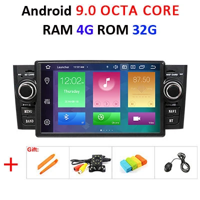 DSP Android 9,0 64G dvd-плеер для Fiat Grande Punto Linea 2007-2012 gps Радио Навигация стерео рекордер мультимедийный экран ПК - Цвет: 9.0 4G 32G