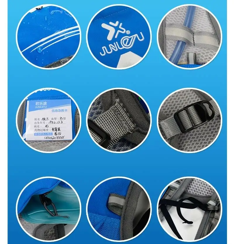 

WAKYME Outdoor Running Sports Vest Cycling Mountaineering Colorful Water Bag Hiking Water Bag 2L Water Bag