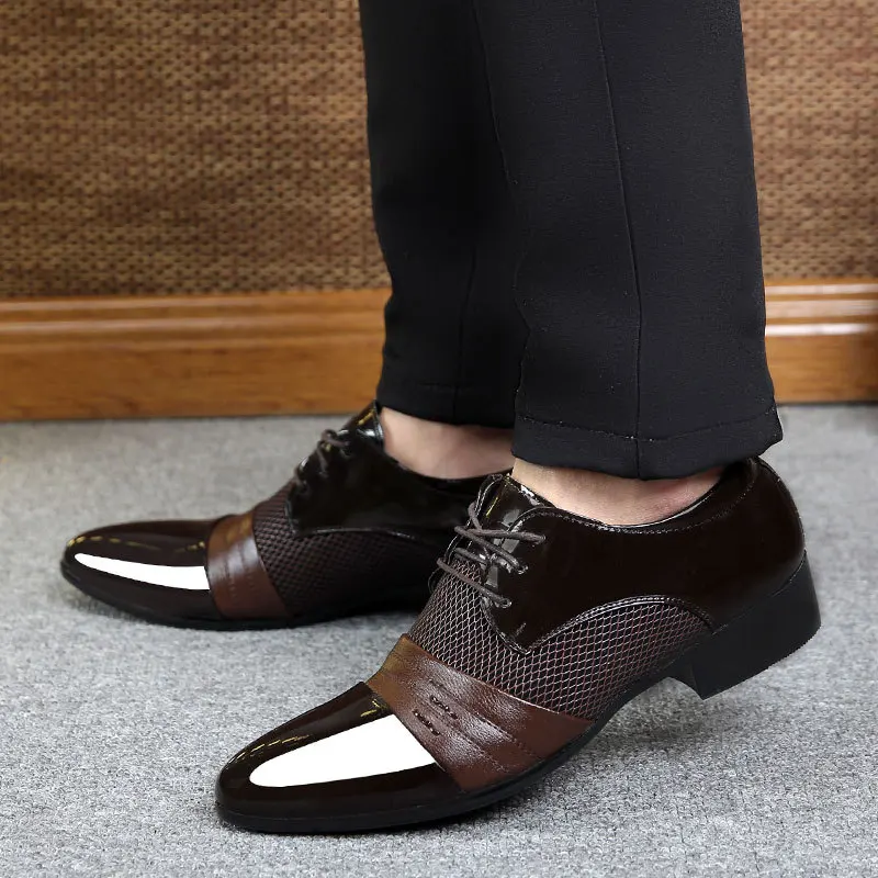 2019 new summer casual dress men shoes solid casual plus size hot sale new brand fashion business mens shoes leather sole shoes free global shipping