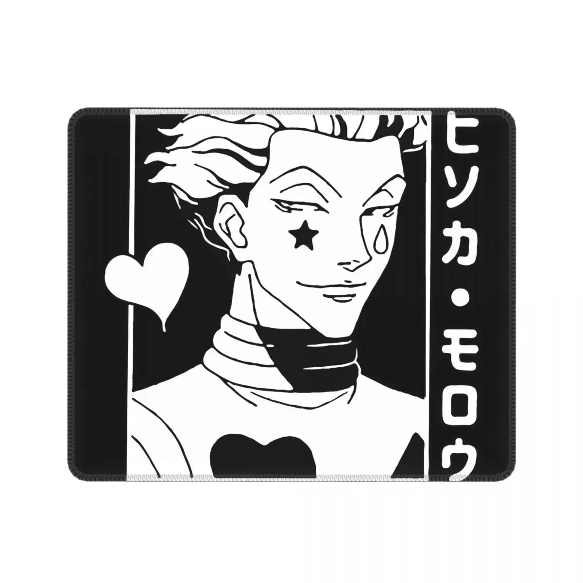 

Новинка, коврик для мыши Hunter X Hunter Hisoka HXH с японским Аниме Манга, Противоскользящий коврик для мыши из натурального каучука, чехол для украшен...