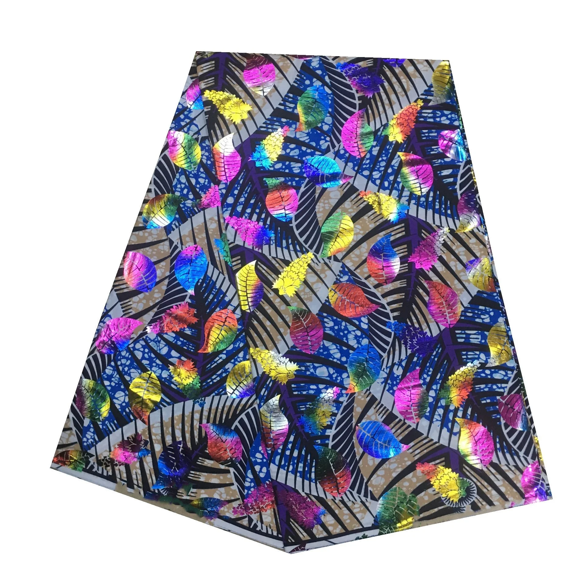 

100% cotton African Ankara style wax Fabric Wax Africain Green Nigerian African Ghana Print gold wax 100% cotton Fabric