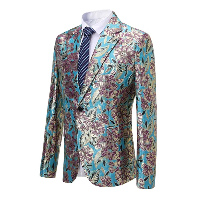 Мужской костюм с черными золотистыми листьями yunклос свадебные костюмы для