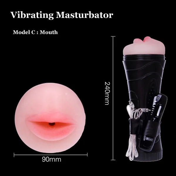 7 режимов вибрирующий мастурбатор для мужчин силиконовый искусственный карман