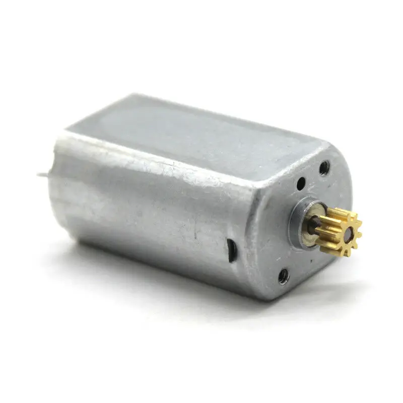 FK 180SH DC 3V 6V 32mm * 20mm 15 5mm 21000RPM Высокоскоростной микро мотор с 10 зубьями медным