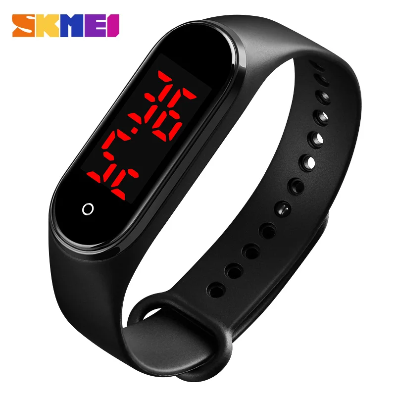 

SKMEI Sport Watch Women Men Watches Brand Wrist Watch Luxury Thermometer Touch Screen Digital Watch LED Light ELectronic Clock
