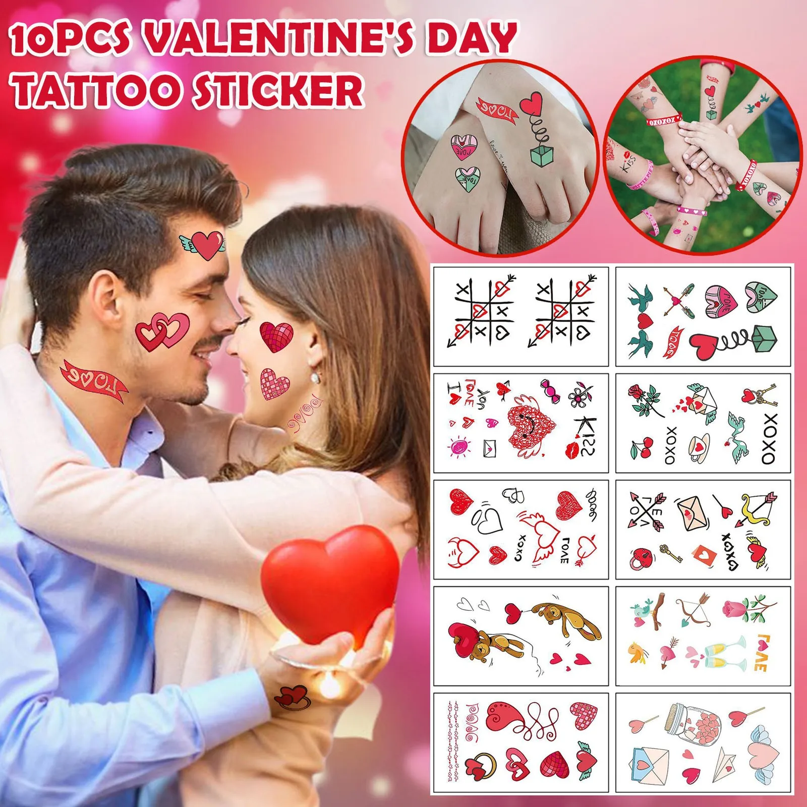 10 шт ко Дню Святого Валентина Любовь исповедь предложение уход за кожей лица