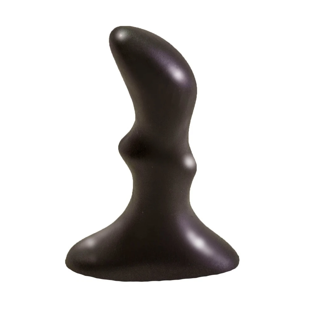 Плаг массажёр для простаты чёрный в ламинате| |