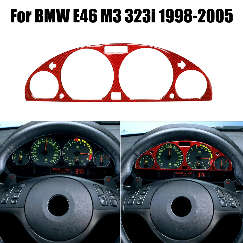 Декоративная рамка для внутренней приборной панели из углеродного волокна BMW E46 M3