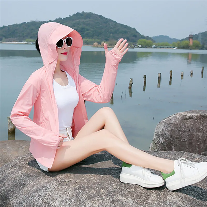 Средство для защиты от солнца одежда женская куртка УФ Защита летние походные