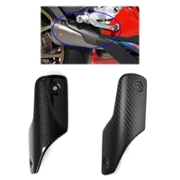 for ducati panigale v4 v4s 3k carbon fiber motorcycle exhaust pipe decoration patch heat insulation protector heat shield 2018