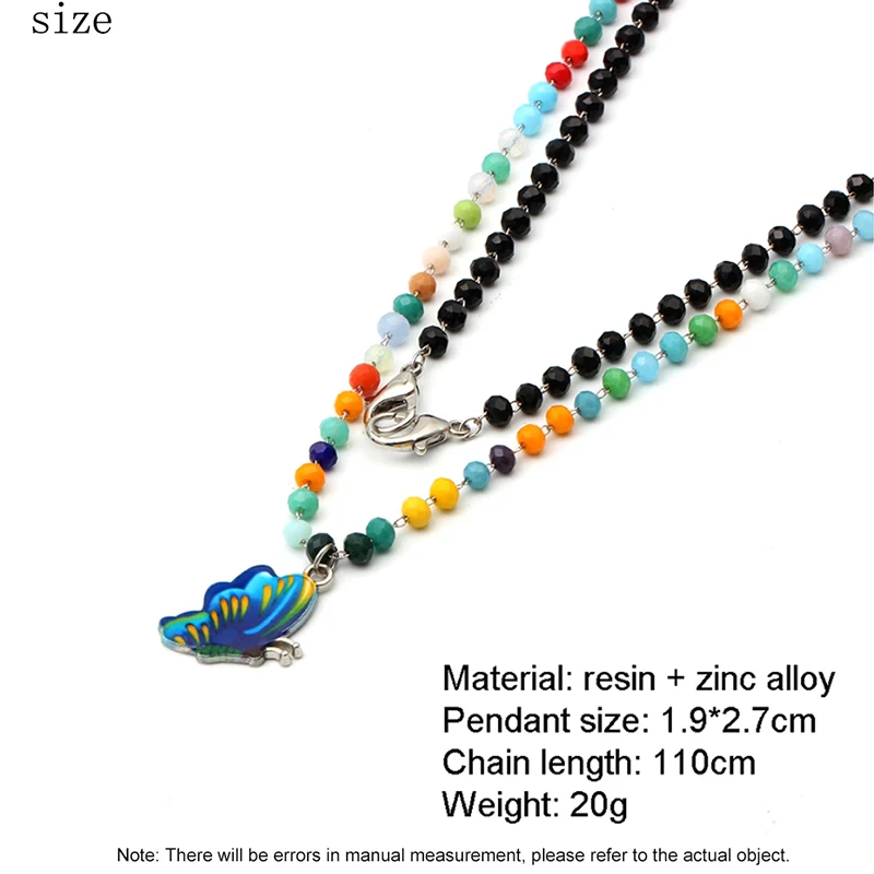 Новая женская цепочка на свитер аксессуары Мода Цвет риса бисерная цепь Кулон