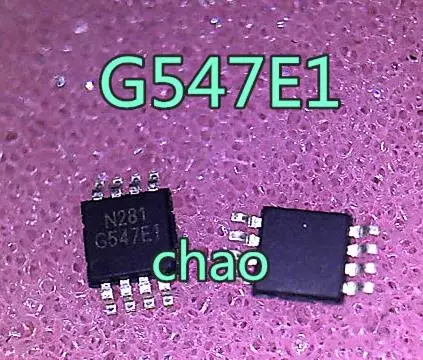 

{ New original } 2pcs/lot G547E1P81U G547E1 MSOP8
