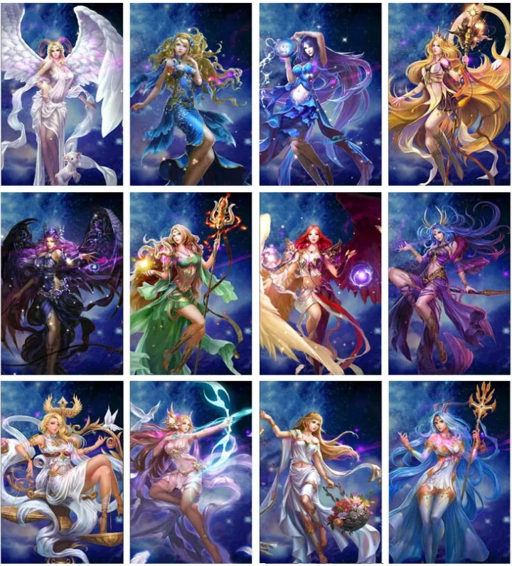 

Diamond Painting 12 Constellation 5D DIY Diamond Embroidery Woman Girl Birthday Gift Handmade Home Decor