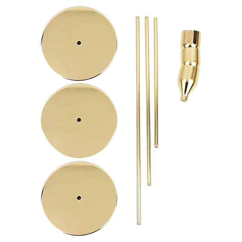 

3pcs/set Metal Candle Holders Simple Moments Modern Style Gold Silver Candle Stand Party Home Exquisite Candlestick Decorations