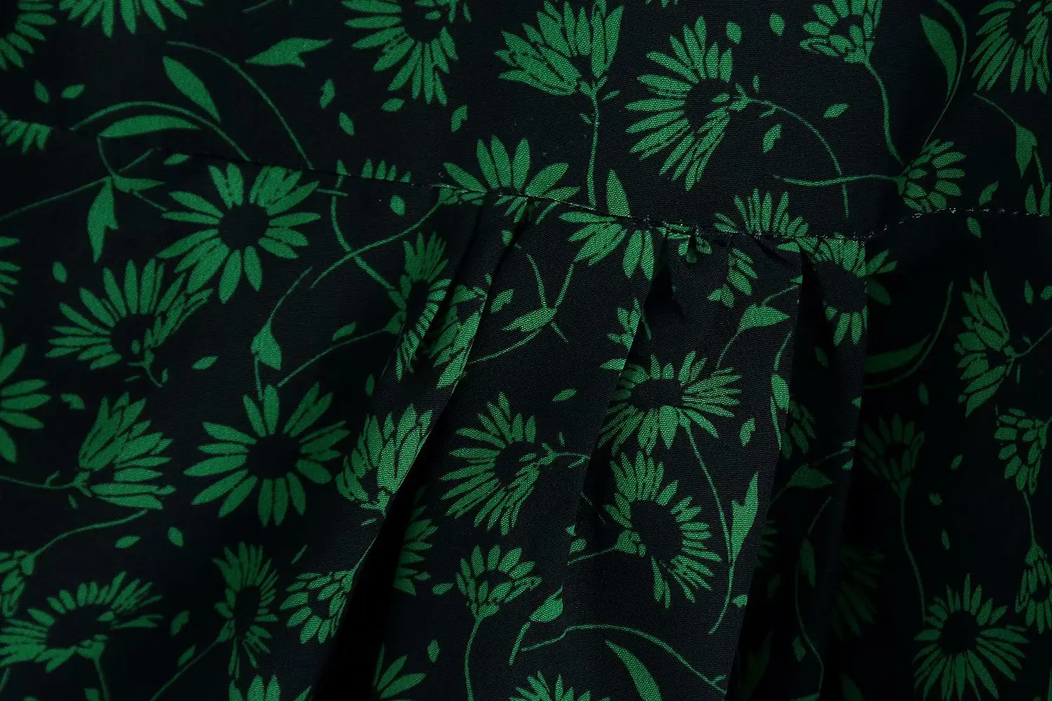 Женское облегающее мини платье с цветочным принтом длинным рукавом и воротником