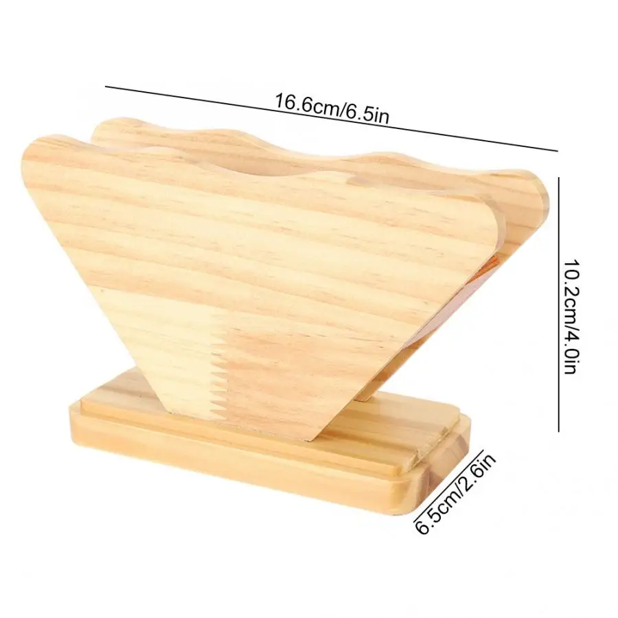 Coffee Wood Filters Holder Display Shelf Filter Paper Dispenser Storage Rack Stand dolci gusto refillable | Дом и сад