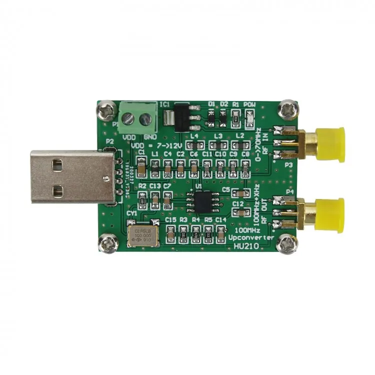 

RTL-SDR 0-70MHz Input Frequency SDR Upconverter Module with USB Interface