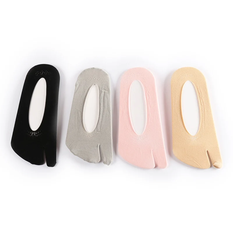 

1 Pair Women Ankle 2 Toe Socks Tabi Socks Sports Japanese Unisex Kimono Flip Flop Sandal Split Two Toe Sock