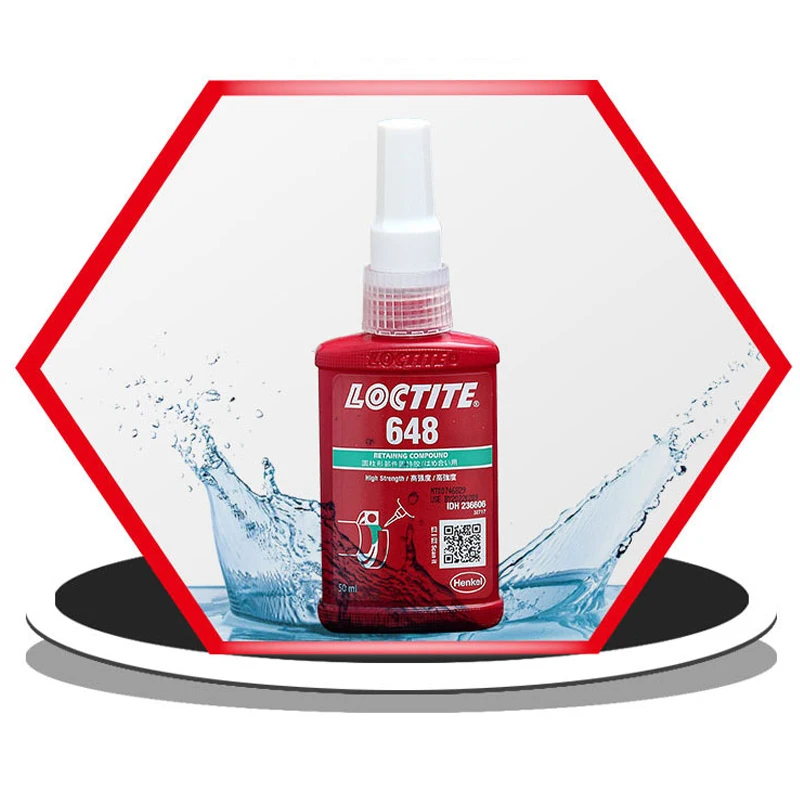 Новый 250 мл 50 Loctite 648 цилиндрический удерживающий клей в сборе детали инертного