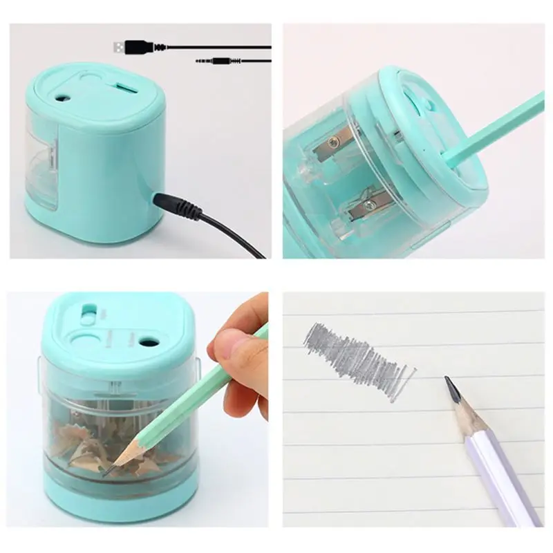 

Electric Pencil Sharpener Innovative Automatic Smart Double Hole School Office Stationery Stationery Student Gift