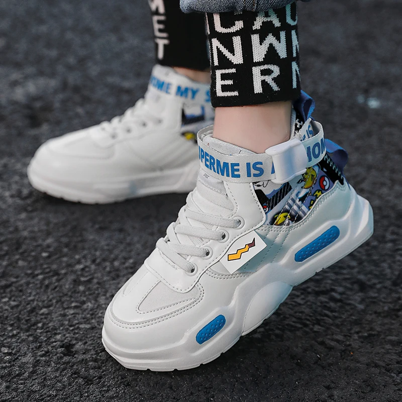 Детская повседневная обувь для мальчиков Баскетбольная бега Детские