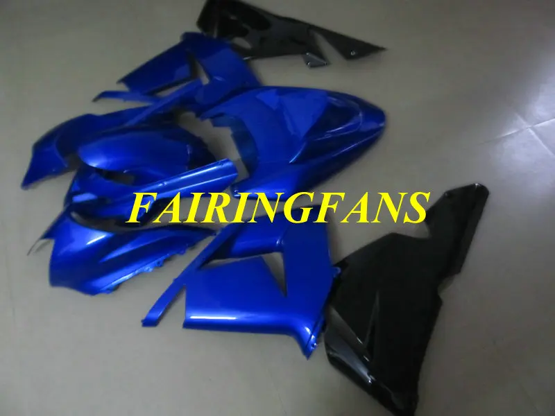 Комплект обтекателей под давлением для KAWASAKI Ninja ZX10R 04 05 ZX 10R 2004 2005 ABS синие Черные