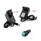 Универсальный светодиодный источник питания переменного и постоянного тока 12 В, 5 В, 1 А, 2 А, адаптер-преобразователь 220 В в 5 12 В постоянного тока, гнездо постоянного тока для 2-контактной светодиодной ленты