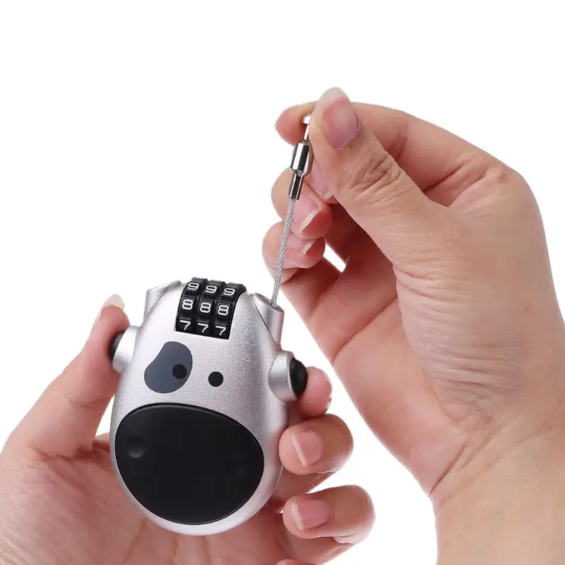 Комбинированный Замок с телескопической веревкой багажный замок паролем