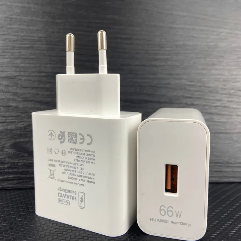 Huawei Mate 40 Pro SuperCharge Original Fast Charger 66W EU Quick Charge 6A Type C Cable Travel Adapter For Honor Nova 8 se | Мобильные