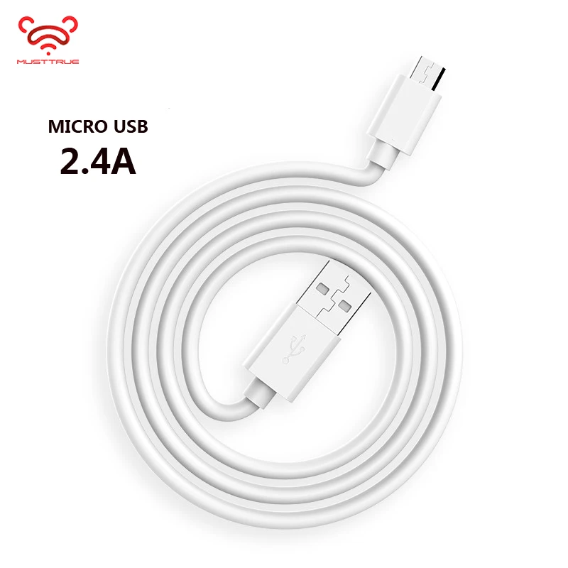 Micro USB кабель MUSTTRUE быстрое зарядное устройство 2 4 А для передачи данных samsung S6 edge S7