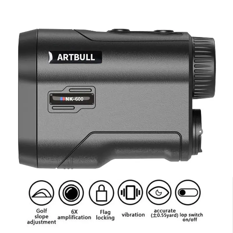 Лазерный дальномер для гольфа телескоп с вибрирующим измерителем 600 м наклоном и