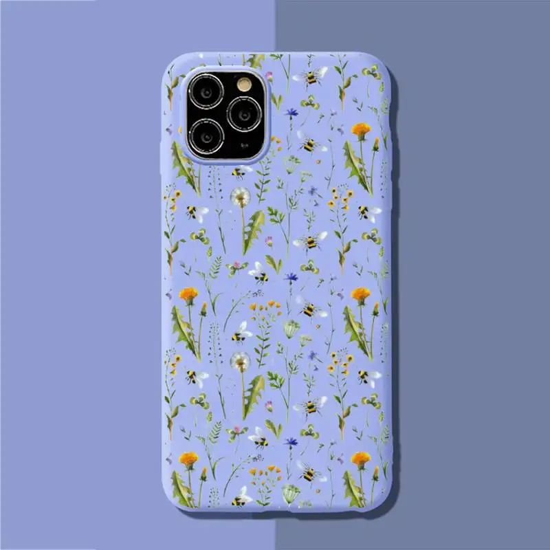 

Butterfly Lavender Higan Flower Phone Case for iphone 13 11 12 mini pro max 7 8 plus 6 6s x xs max xr coque