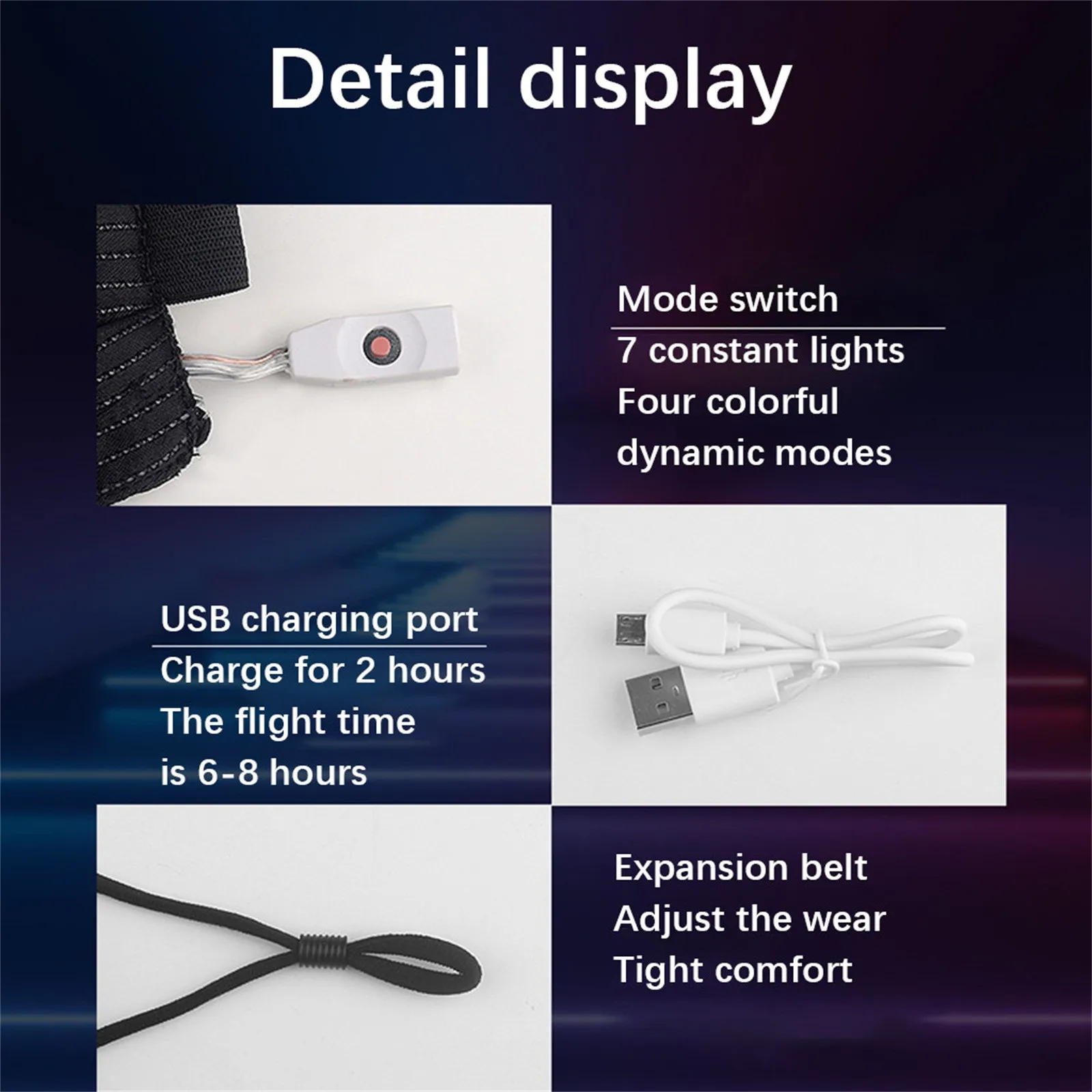 

Comfortable Outdoor Face Masks Masquerade Couple Led Optical Fiber App Luminous Mask Luminous Dustproof Mask 2pc Measca d4