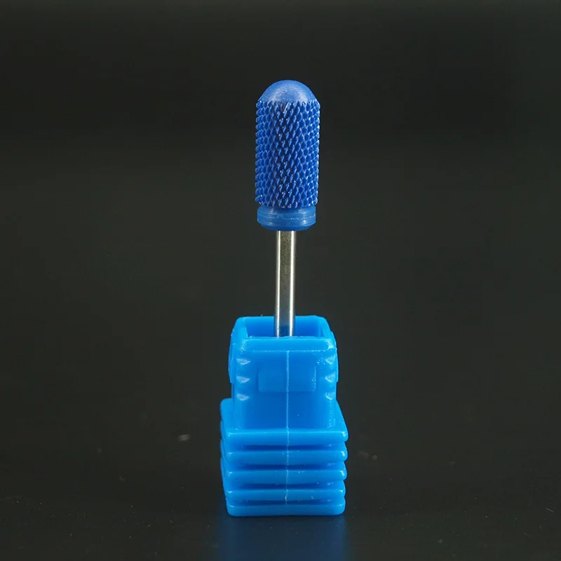 Круглый M маникюрный салон синий керамический сверло для ногтей фрезы пилка