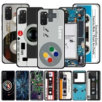 TPU Soft Case For Samsung Galaxy S20 S10 Plus S10e Note Ultra Lite Back Phone Cover Shell Camera Cassette Music