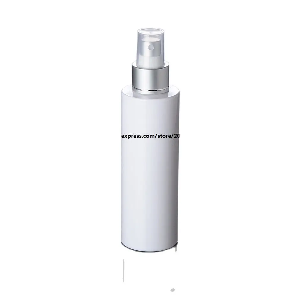 

150ML white/clear plastic PET bottle silver/gold mist sprayer pump toner/water/toilet/perfume/hydrating toner hyaluronic packing