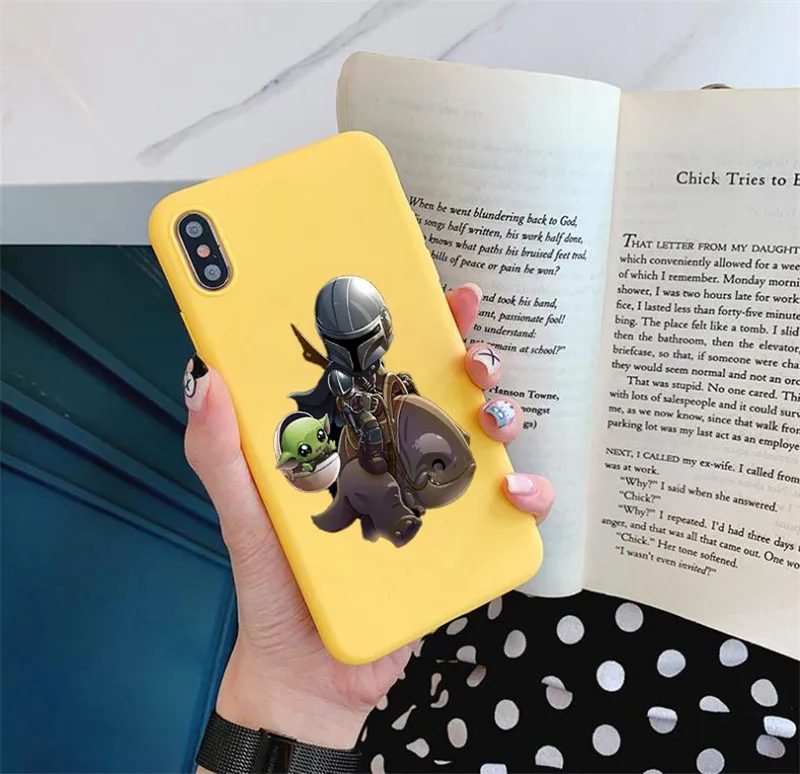 Милый ТВ мандалорский ребенок йода чехол для телефона для iPhone X 7 Plus чехол силиконовый чехол для iPhone 11 pro 6S 8 6 Plus XS Max чехол - Цвет: HHSR-23733