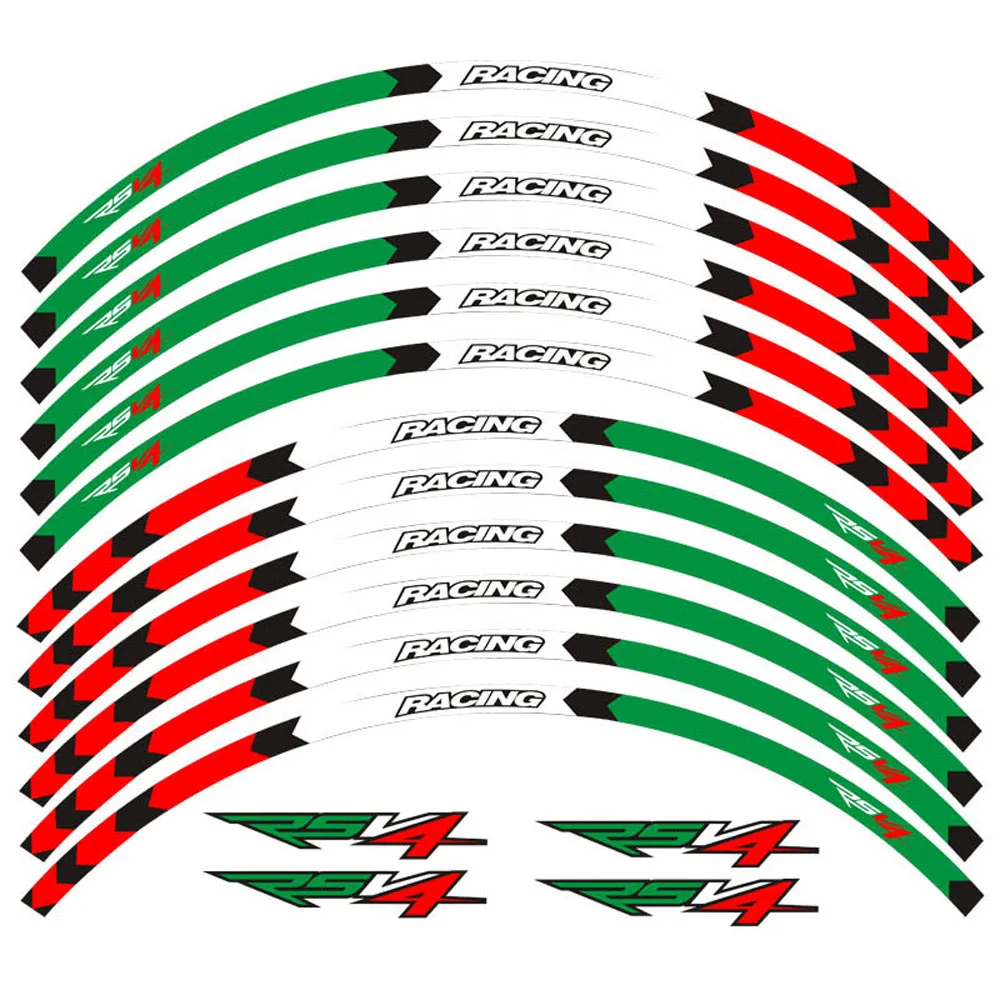 Передний + задний обод колеса наружные Светоотражающие Водонепроницаемые