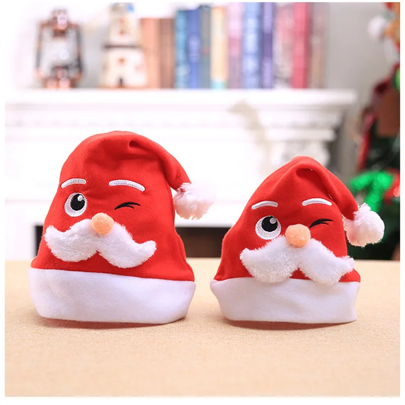 2019 горячая Распродажа забавные Санта Клаус Снеговик шаблон рождественские шапки