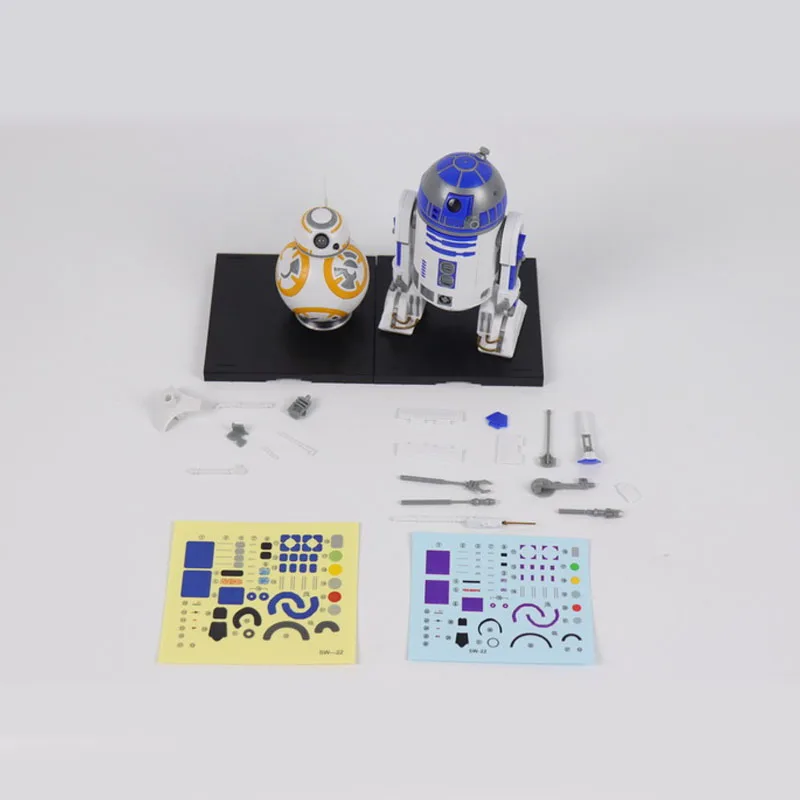 Фигурки из Звездных Войн R2D2 BB8 робот сделай сам Сборная модель коллекционные