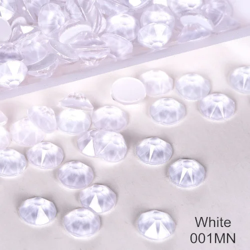 White 144 шт ss20 фосфоресцирующие блестящие стразы без горячей фиксации стразы неоновые стразы хрустальные украшения для дизайна ногтей B3847 - Цвет: White